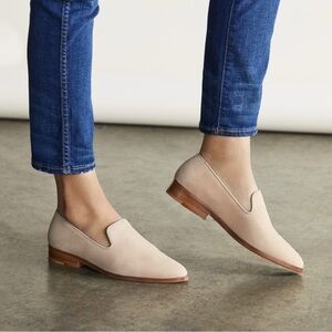 Crown Vintage women‎ Carla leather suede con loafers size 8